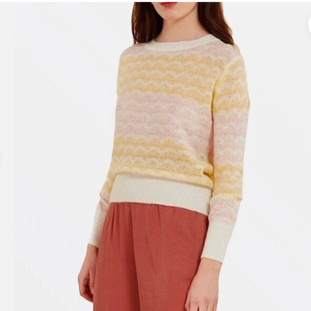 NWT FRNCH | Linette Knit Sweater | Size Large